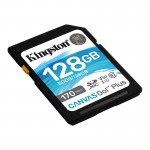 Карта памяти SDXC 128GB UHS-I/U3 Class 10 Kingston Canvas Go! Plus R170/W90MB/s (SDG3/128GB)