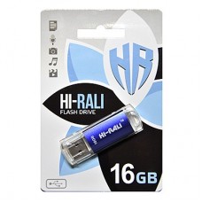 Флешка USB 16GB Hi-Rali Rocket Series Blue (HI-16GBVCBL)