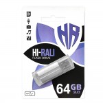 Флешка USB 3.0 64GB Hi-Rali Corsair Series Silver (HI-64GB3CORSL)