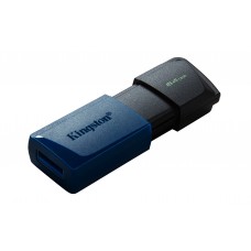 Флешка USB 3.2 64GB Kingston DataTraveler Exodia M Black/Blue (DTXM/64GB)