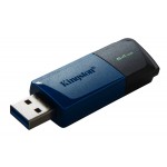 Флешка USB 3.2 64GB Kingston DataTraveler Exodia M Black/Blue (DTXM/64GB)