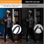 Кабель Type-C-Type-C Gtwin 90° Degrees Oculus Quest Gen2 Link VR USB 3.1 Gen2 5Gbps 5A 5m Black