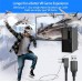 Кабель USB-Type-C Gtwin 90° Degrees Oculus Quest Gen2 Link VR USB 3.1 Gen1 5Gbps 3A 5m Black
