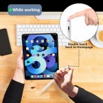 Стилус для планшета Apple iPad 2018-2022 Goojodoq 11 Gen Plus Lite Bluetooth Magnetic 0.6mm White