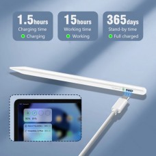 Стилус для планшета Apple iPad 2018-2022 Goojodoq 11 Gen Plus Lite Bluetooth Magnetic 0.6mm White