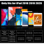 Стилус для планшета Apple iPad 2018-2022 Goojodoq 9 Gen Lite Magnetic Type-C 1.2mm Black