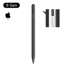 Стилус для планшета Apple iPad 2018-2022 Goojodoq 9 Gen Lite Magnetic Type-C 1.2mm Black