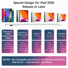 Стилус для планшета Apple iPad 2018-2022 Goojodoq 9 Gen Lite Magnetic Type-C 1.2mm Pink