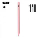 Стилус для планшета Apple iPad 2018-2022 Goojodoq 9 Gen Lite Magnetic Type-C 1.2mm Pink