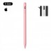 Стилус для планшета Apple iPad 2018-2022 Goojodoq 9 Gen Lite Magnetic Type-C 1.2mm Pink