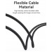 Кабель Type-C-HDMI 2.0 4K 60Hz HDCP 2.2 Thunderbolt 3 Vention Cotton Braided 2m Grey (CRBBH)