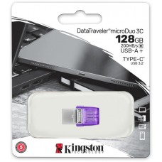 Флешка USB 3.2 128GB Type-C Kingston DataTraveler microDuo 3C (DTDUO3CG3/128GB)