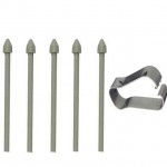 Наконечник SK для стилуса Samsung Tab S7 T870 T875 S7 Plus T970 T975 S7 FE T730 T736 (5шт) Grey