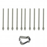 Наконечник SK для стилуса Samsung Tab S8 X700 X706 S8 Plus X800 X806 S8 Ultra X900 X906 (10шт) Grey