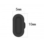 Заглушка ЗУ порта SK для Garmin Fenix 6 6s 6x Pro 5 5S 5X Plus Sapphire Edition Black (1шт)