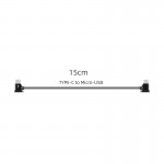 Кабель Goojodoq Type-C-MicroUSB PVC для пульта RC-N1 DJI Mavic 3 / Air 2/2S / Mini 2/3 Pro 0.15m Black (1005003924406600-15TM)