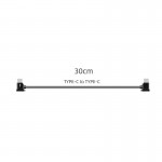 Кабель Goojodoq Type-C-Type-C PVC для пульта RC-N1 DJI Mavic 3 / Air 2/2S / Mini 2/3 Pro 0.3m Black (100500392440660030-TT)