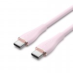 Кабель Type-C-Type-C Vention TPU PD 100W QC 4.0 5A 480мbps 2m Pink (TAWPH)