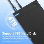 Кабель Type-C-Type-B 3.0 Vention PVC 1m 5Gbps Black (CQVBF)