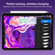 Стилус для планшета Goojodoq Apple iPad 2018-2023 Goojodoq GD13 Wireless Magnetic 0.6mm Black + БЗУ