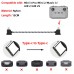 Кабель Goojodoq Type-C-Type-C Nylon для пульта RC-N1 DJI Mavic 3 / Air 2/2S / Mini 2/3 Pro 0.15m Black (32866812366N115TT)