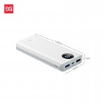 УМБ Gusgu Xiamen Mini 80000M 20000mAh 2USB 1Type-C Display White (GB/T-35590/UA-102807)