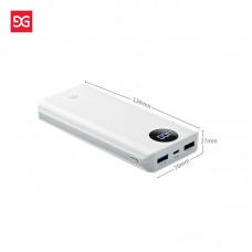 УМБ Gusgu Xiamen Mini 80000M 20000mAh 2USB 1Type-C Display White (GB/T-35590/UA-102807)