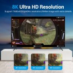 Кабель DisplayPort-DisplayPort v1.4 Vention PVC Shell 8K 60Hz 4K 144Hz 2K 165Hz 32.4Gbps 3m Black (HCDBI)