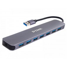 USB HUB 7USB 3.0 USB-USB D-Link DUB-1370/B2A Black