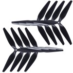 Пропеллеры лопасти винты HQProp MacroQuad Reinforced Nylon для FPV 10inch 1050 10X5X3 4CW/4CCW (8 шт) Black (400110717862510X5X3-8)