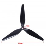 Пропеллеры лопасти винты HQProp MacroQuad Reinforced Nylon для FPV 10inch 1050 10X5X3 4CW/4CCW (8 шт) Black (400110717862510X5X3-8)