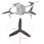 Пропеллеры лопасти винты SK Carbon для DJI Mavic FPV 5328S Noise Quick Props (4 шт) Orange (1005004839529300-4)