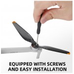 Пропеллеры лопасти винты SK Carbon для DJI Mavic Mini 3 / 3 Pro 6030F Noise Quick Props (4 шт) Orange (1005005287321506-4)