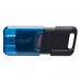 Флешка USB 3.2 128GB Type-C Kingston DataTraveler 80 M Blue/Black (DT80M/128GB)