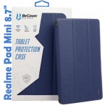 Чехол книжка BeCover Smart для Realme Pad Mini 8.7 Deep/Blue (708258)