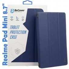 Чехол книжка BeCover Smart для Realme Pad Mini 8.7 Deep/Blue (708258)