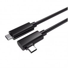 Кабель Type-C-Type-C Gtwin 90° Degrees Oculus Quest Gen2 Link VR PVC USB 3.1 Gen2 5Gbps 5A 5m Black