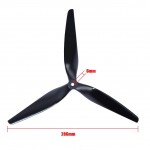 Пропеллеры лопасти винты HQProp MacroQuad X-Class Reinforced Nylon для FPV 13inch 1312 13X12X3 2CW/2CCW (4 шт) Black (100500362993365213X12X3-4)
