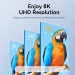 Адаптер HDMI-HDMI 2.1 Vention F/M Aluminum Alloy 8K 60Hz 4K 120Hz 2K 144Hz 48Gbps gold-plated Blue (AIVH0)