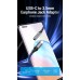 Адаптер Type-C-3.5мм Vention DAC Chip CTIA-OMTP 0.1m Black (BGMHA)