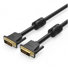 Кабель DVI-D-DVI-D (24+1) Vention PVC 2K 60Hz Dual Linik gold-plated 1m Black (EAABF)