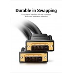 Кабель DVI-D-DVI-D (24+1) Vention PVC 2K 60Hz Dual Linik gold-plated 2m Black (EAABH)