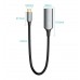 Кабель Type-C-HDMI 2.0 Vention Thunderbolt 3/4 4K 60Hz 2K 120Hz Cotton Braided 0.25m Grey (CREBC)