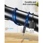 Кабель USB-DC3.5mm Vention PVC 5V 2A 0.5m Black (CEXBD)