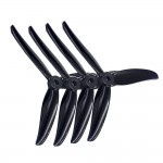 Пропеллеры лопасти винты Gemfan Polycarbonate для FPV Hurricane 4inch 4937 4.9X3.7X3 2CW/2CCW (4 шт) Black (10050046839689044.9X3.7X3-4)