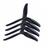 Пропеллеры лопасти винты Gemfan Polycarbonate для FPV Hurricane 4inch 4937 4.9X3.7X3 2CW/2CCW (4 шт) Black (10050046839689044.9X3.7X3-4)