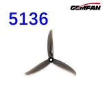 Пропеллеры лопасти винты Gemfan Polycarbonate для FPV Vanover 5inch 5136 5.1X3.6X3 2CW/2CCW (4 шт) Gray (10050042190093835.1X3.6X3-4)