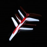 Пропеллеры лопасти винты HQProp MacroQuad Polycarbonate для FPV Ethix P4 5inch 5140 5.1X4X3 2CW/2CCW (4 шт) Red/White (10050031400587285.1X4X3-4)