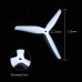 Пропеллеры лопасти винты HQProp MacroQuad Polycarbonate для FPV Ethix P4 5inch 5140 5.1X4X3 2CW/2CCW (4 шт) Red/White (10050031400587285.1X4X3-4)