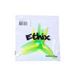Пропеллеры лопасти винты HQProp MacroQuad Polycarbonate для FPV Ethix S4 5inch 5037 5X3.7X3 2CW/2CCW (4 шт) Green/Yellow (40011073264365X3.7X3-4)